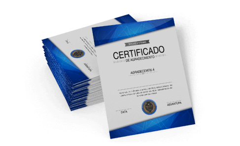 50 Certificados A3 - Reciclato 240g - 4x0 - Sem verniz - 30x42cm