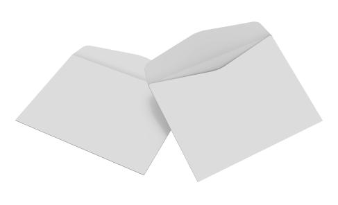 50 Envelopes Sem Impressão - Envelope Carta Pequeno